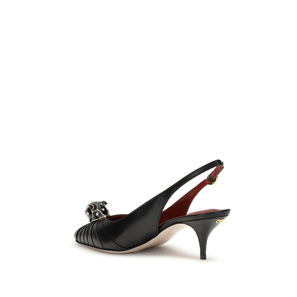 Valentino Garavani Black Leather Pumps - Luxe Nova