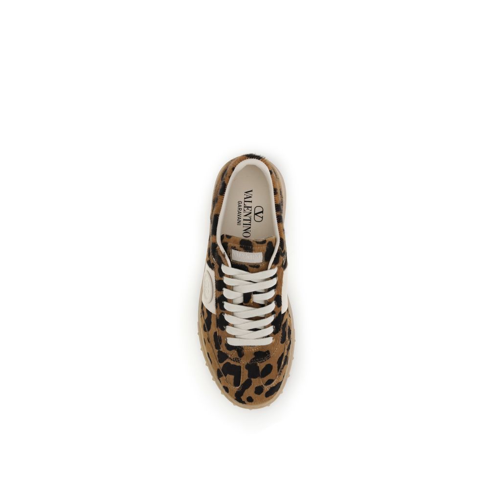 Valentino Garavani Multicolor Calf Leather Bos Taurus Low Top Sneakers - Luxe Nova