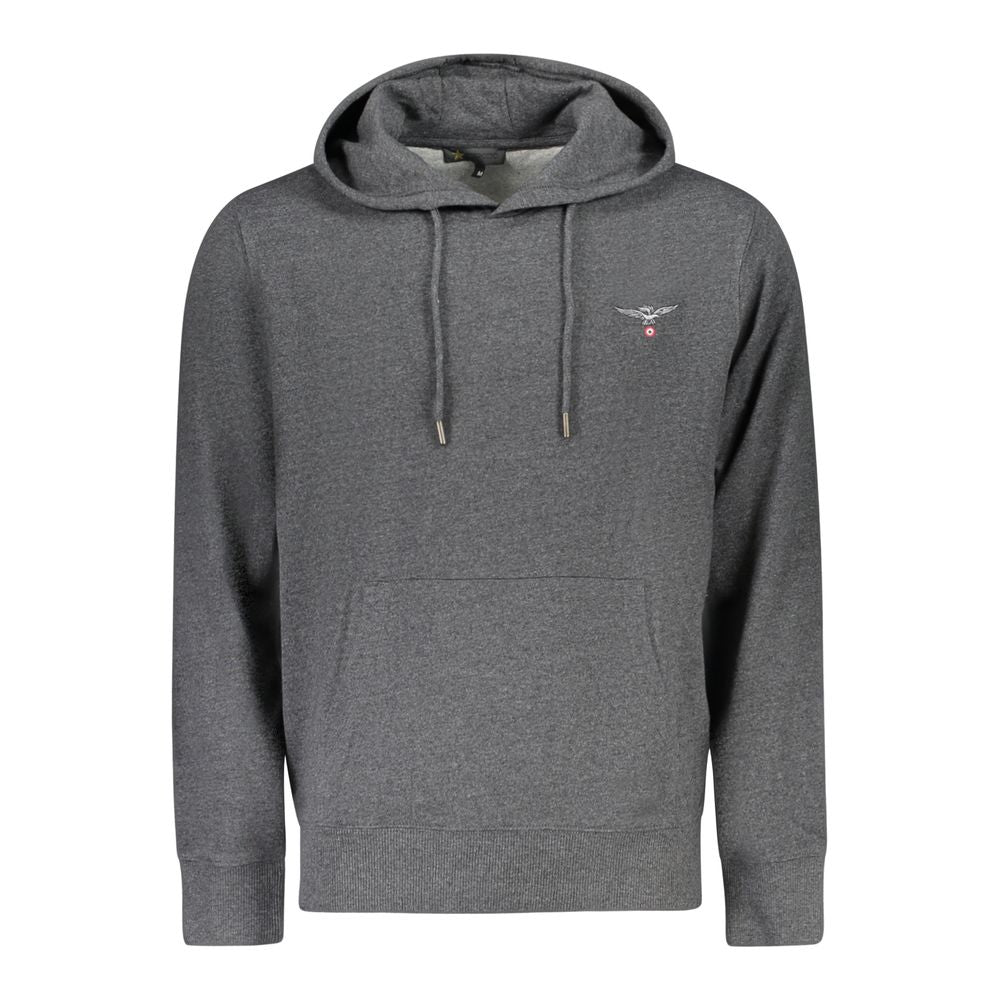 Accademia Militare Grigio Cotton Men's Hoodie - Luxe Nova