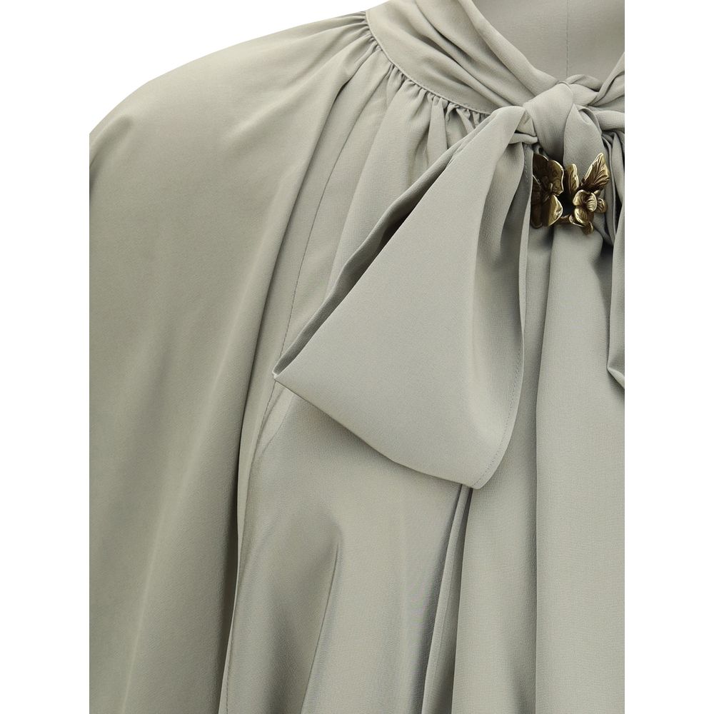 Max Mara Bicolor Silk Blouse - Luxe Nova