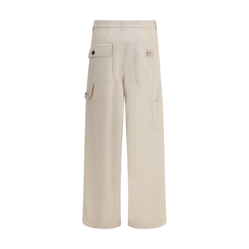 Max Mara Beige Cotton Cargo Pants - Luxe Nova