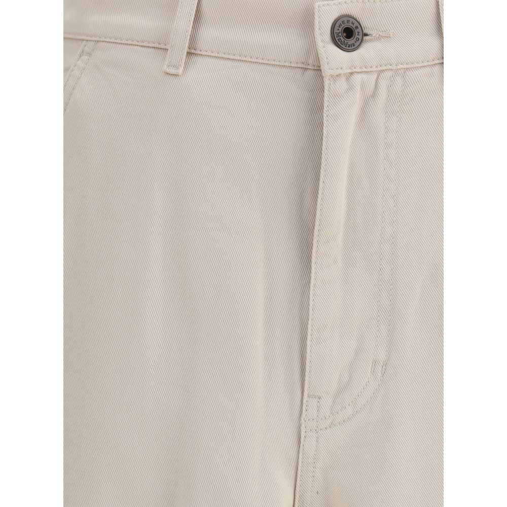 Max Mara Beige Cotton Cargo Pants - Luxe Nova