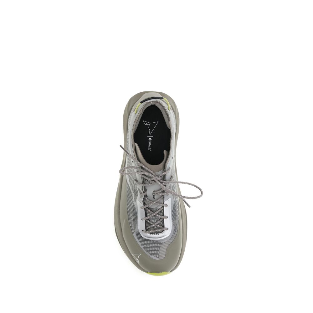 ROA Gray Polyester Athletic Sneakers - Luxe Nova