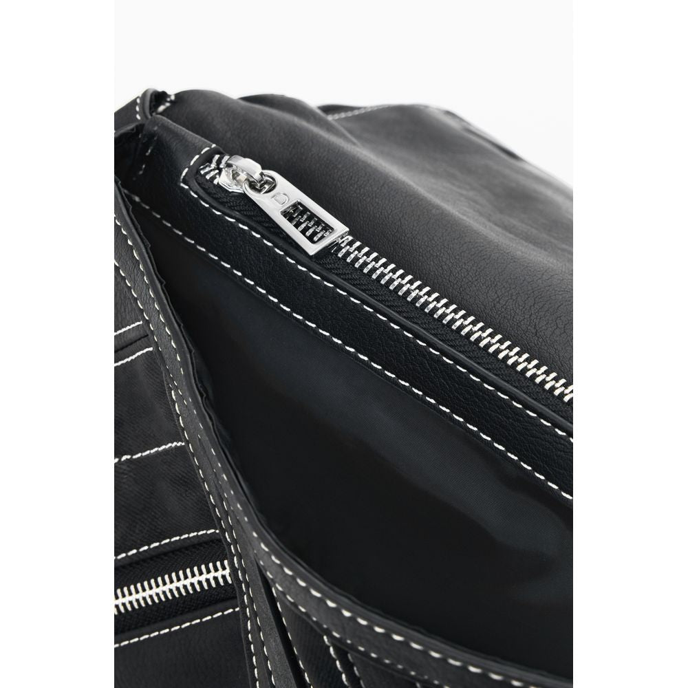 Desigual Black Polyurethane Women Backpack - Luxe Nova