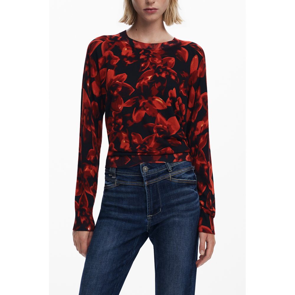 Desigual Black Viscosa Women's Sweater - Luxe Nova