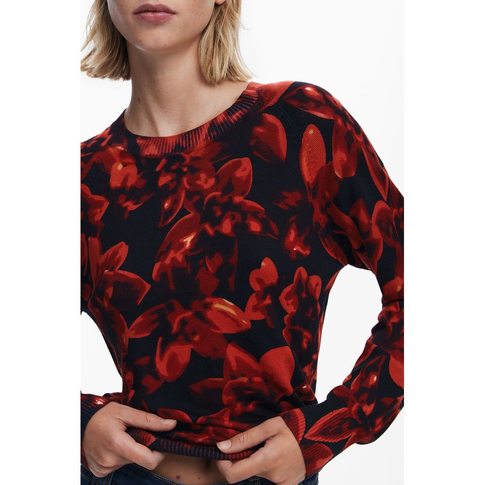 Desigual Black Viscosa Women's Sweater - Luxe Nova