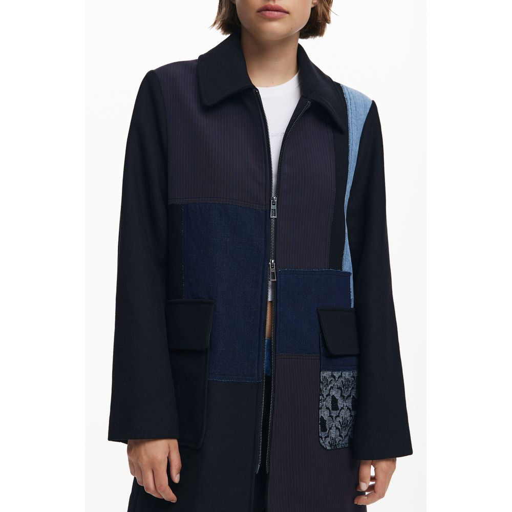 Desigual Black Polyester Women's Jacket - Luxe Nova