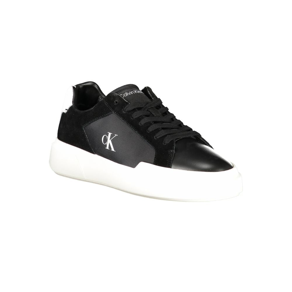 Calvin Klein Nero Leather Men Sneaker - Luxe Nova