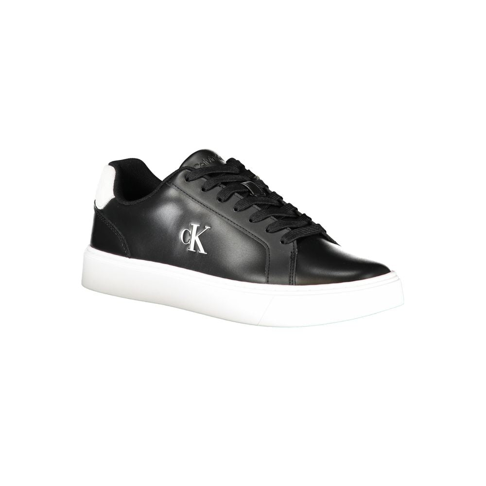 Calvin Klein Black Polyurethane Men Sneaker - Luxe Nova