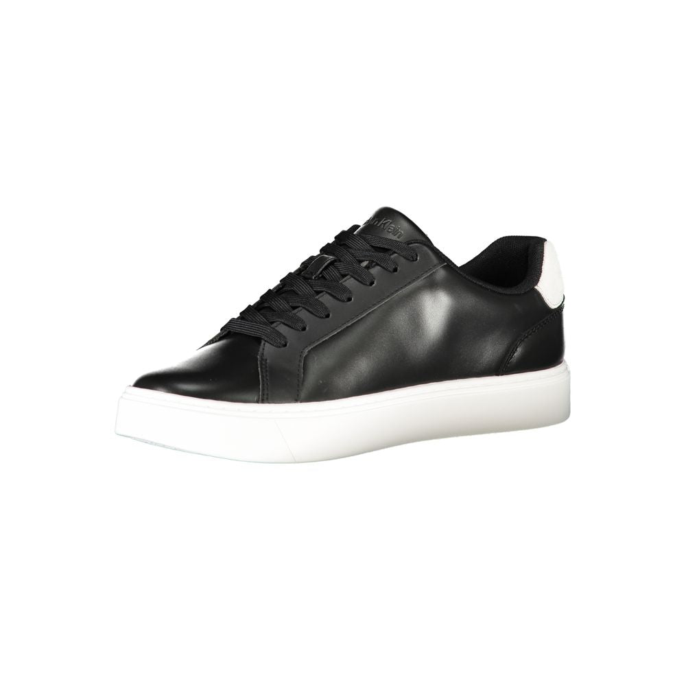 Calvin Klein Black Polyurethane Men Sneaker - Luxe Nova