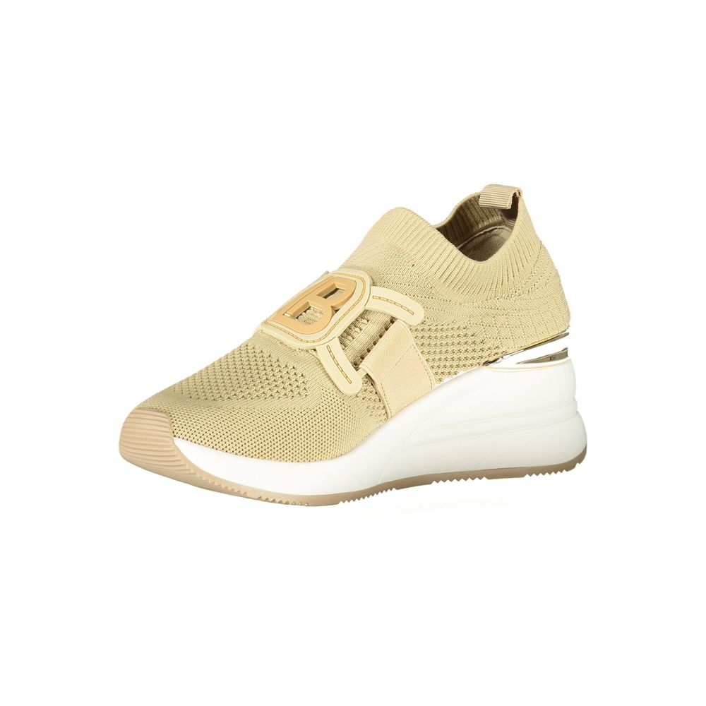 Laura Biagiotti Beige Polyurethane Women Sneaker - Luxe Nova
