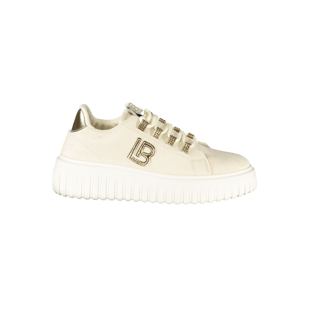 Laura Biagiotti Beige Polyurethane Women Sneaker - Luxe Nova