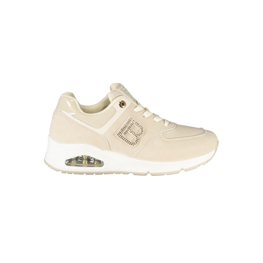 Laura Biagiotti Beige Polyurethane Women Sneaker - Luxe Nova