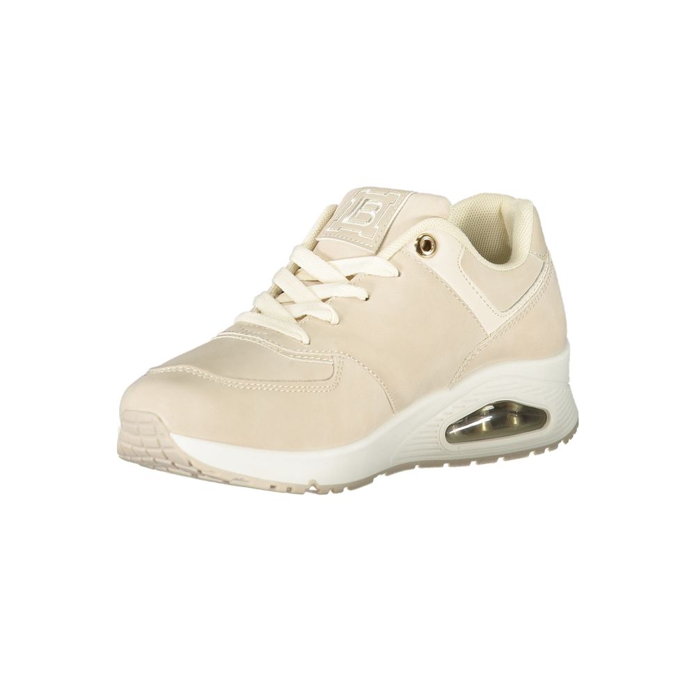 Laura Biagiotti Beige Polyurethane Women Sneaker - Luxe Nova