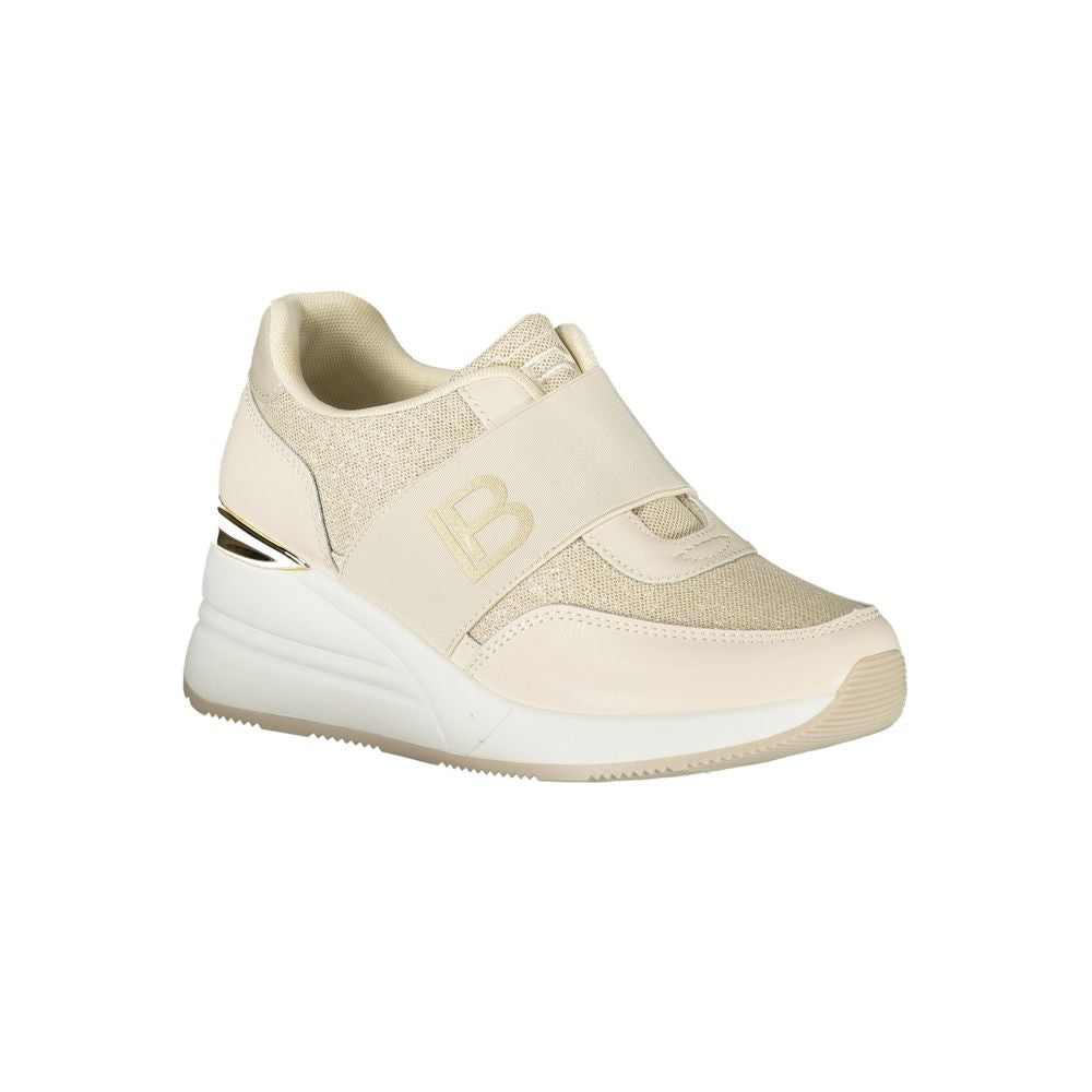 Laura Biagiotti Beige Polyurethane Women Sneaker - Luxe Nova