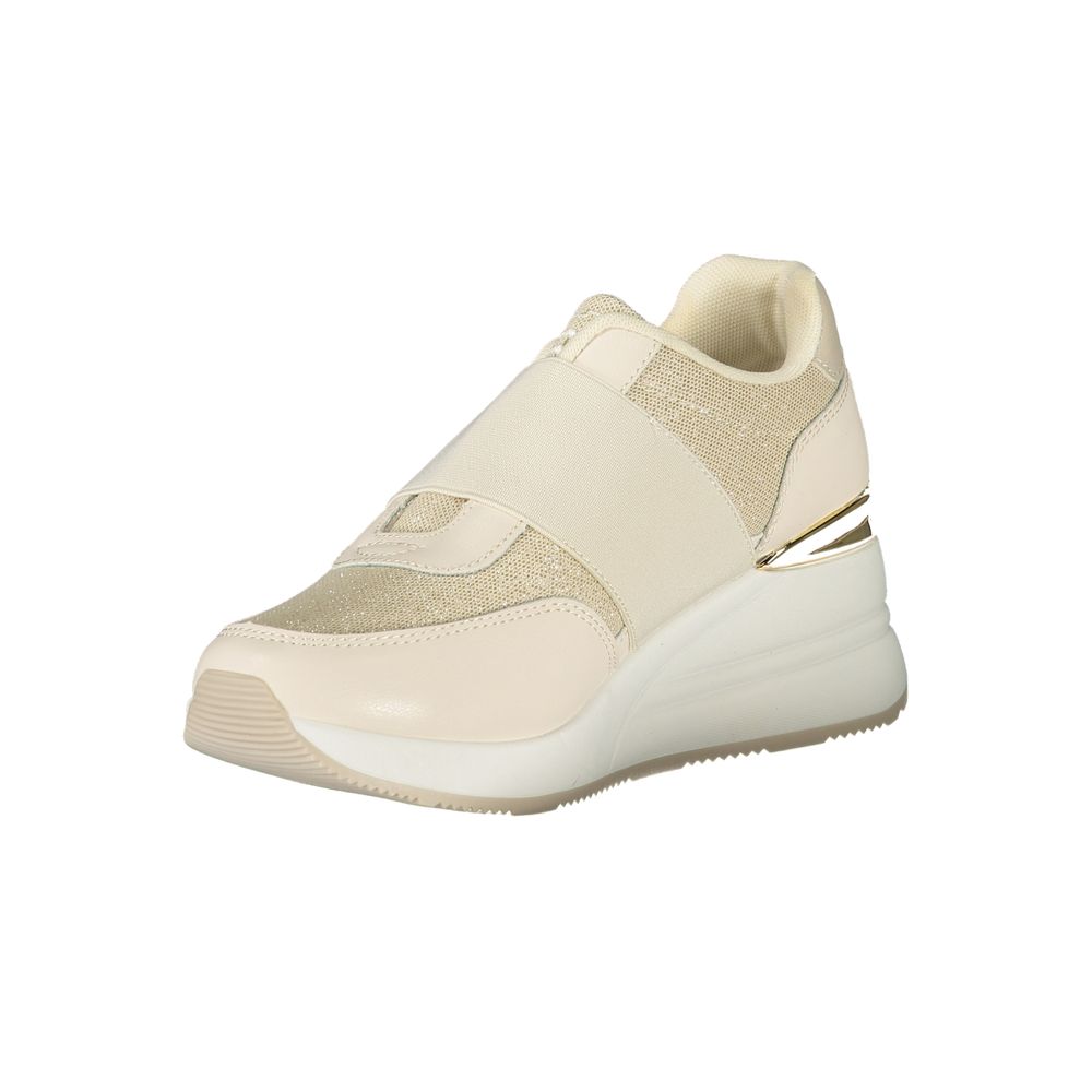Laura Biagiotti Beige Polyurethane Women Sneaker - Luxe Nova