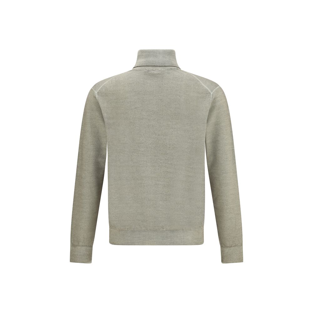 Cruciani Bicolor Wool Turtleneck - Luxe Nova