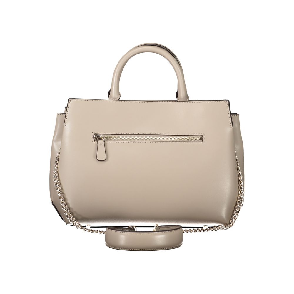 Guess Jeans Marrone Poliuretano Women Handbag