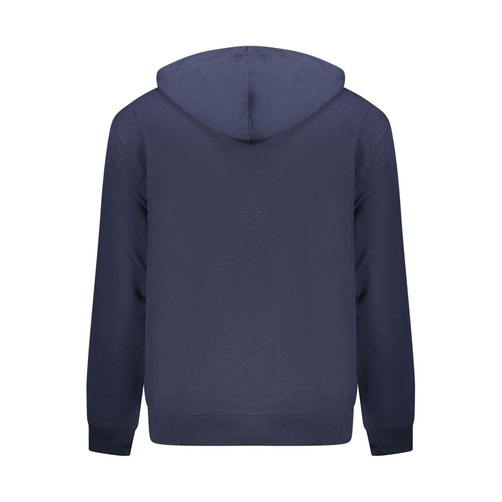 Calvin Klein Blu Cotton Men Sweatshirt - Luxe Nova