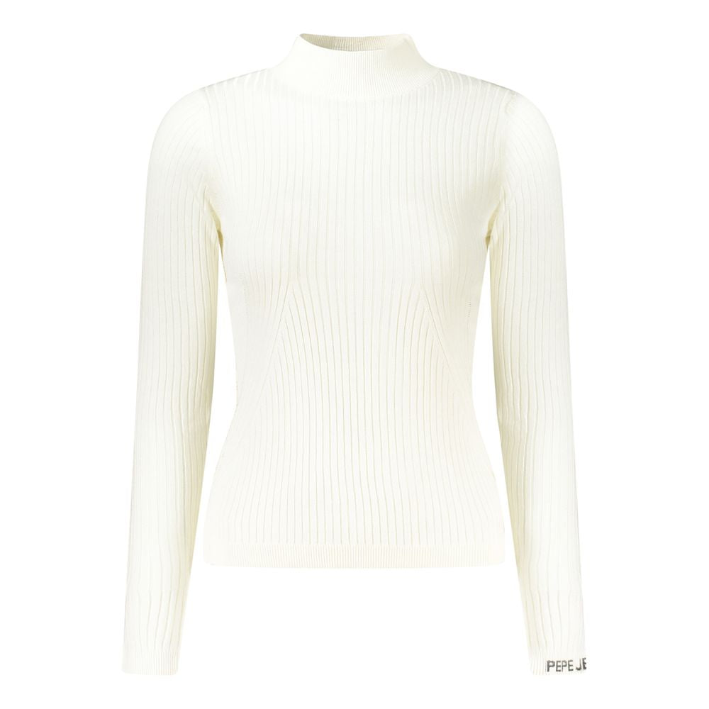 Pepe Jeans White Cotton Women Sweater - Luxe Nova