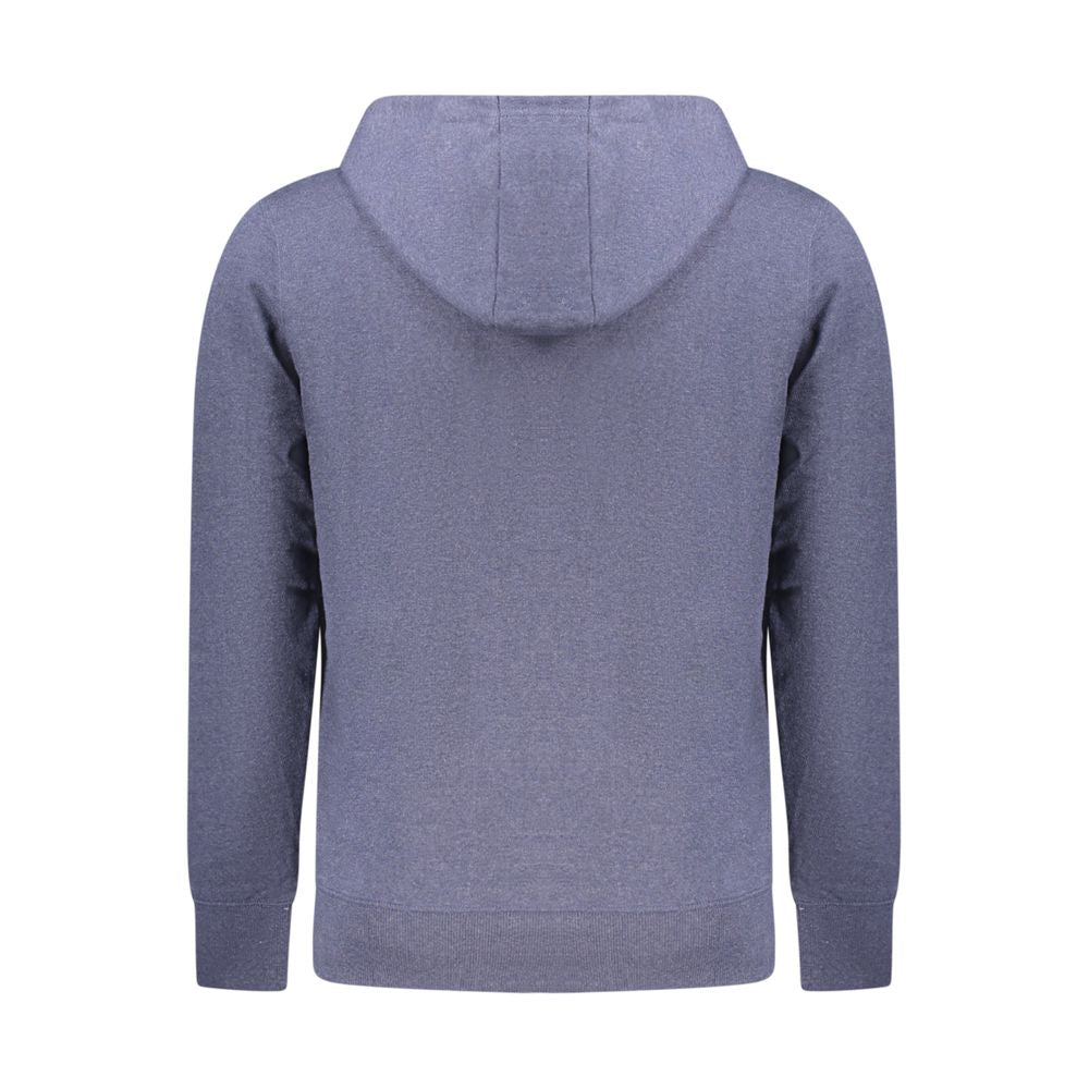 Accademia Militare Blue Recycled Cotton Men's Hooded Sweatshirt - Luxe Nova