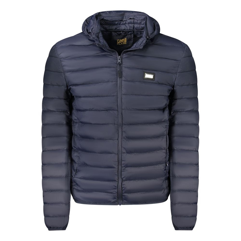 Cavalli Class Blu Polyester Men Jacket - Luxe Nova