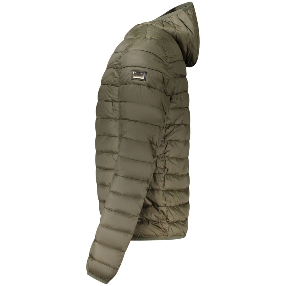Cavalli Class Verde Polyester Men's Jacket - Luxe Nova