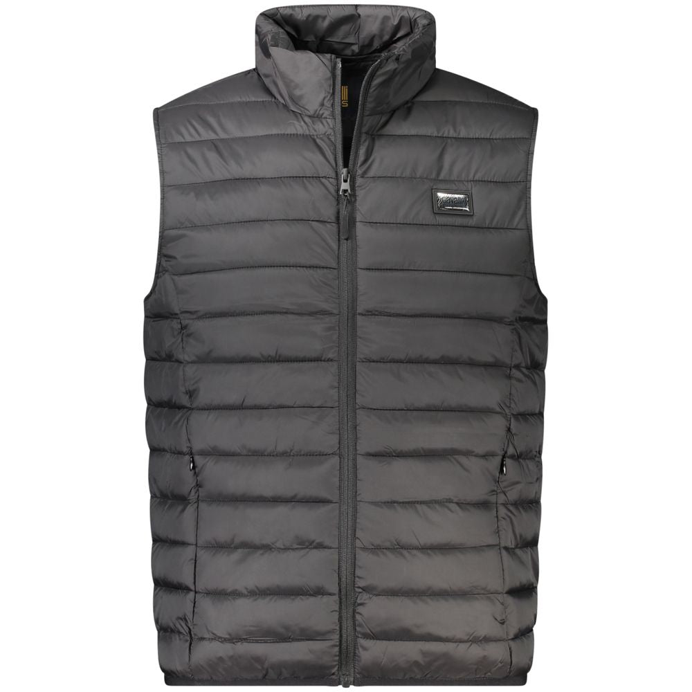 Cavalli Class Nero Polyester Men Jacket - Luxe Nova