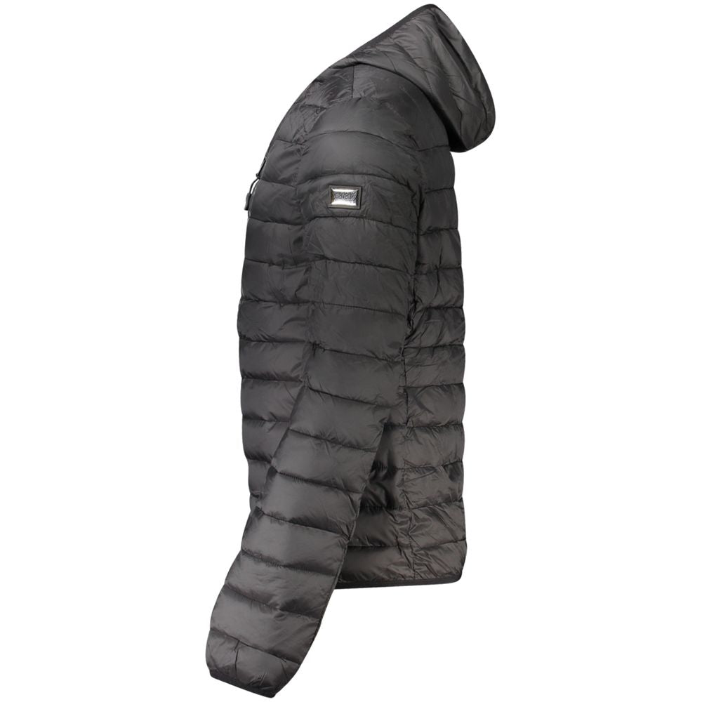 Cavalli Class Black Polyester Men's Jacket - Luxe Nova