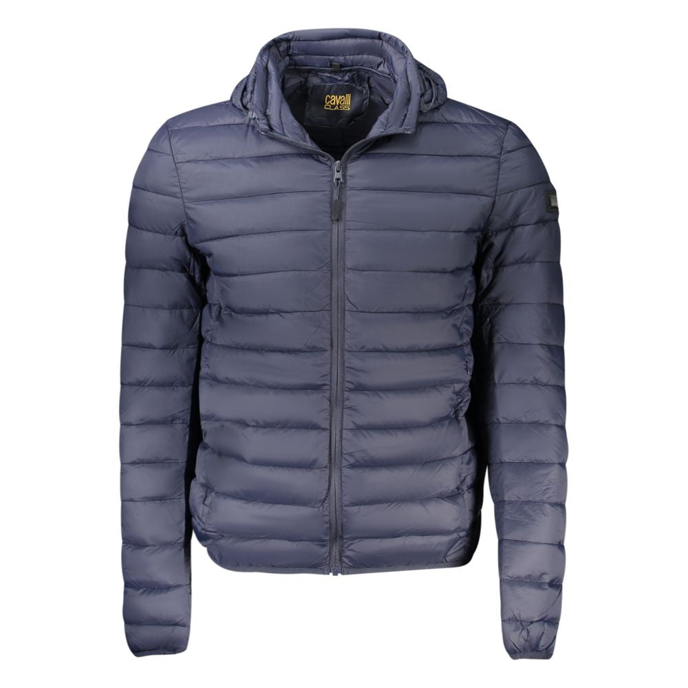 Cavalli Class Blu Polyester Men Jacket - Luxe Nova