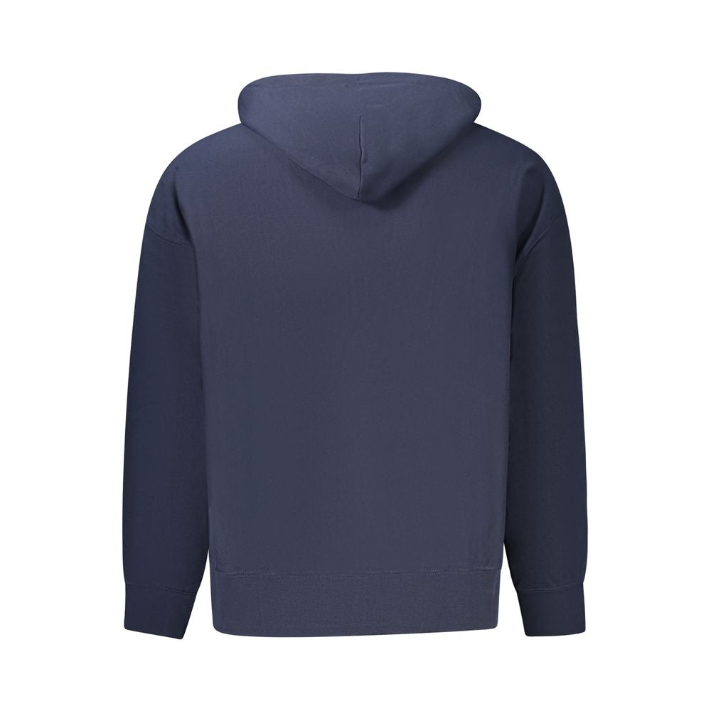 Calvin Klein Blue Cotton Men's Hoodie - Luxe Nova
