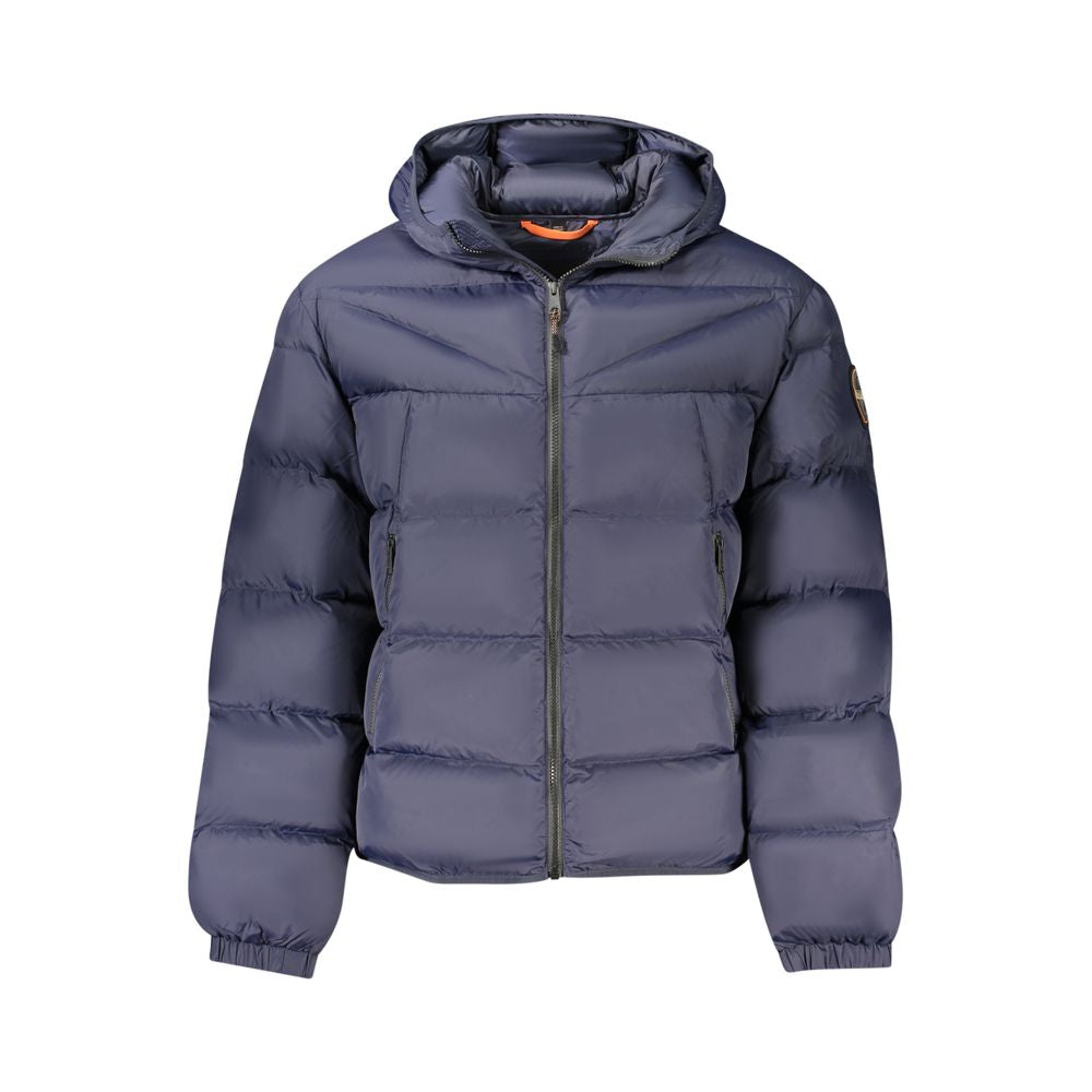 Napapijri Blue Polyamide Men's Jacket - Luxe Nova