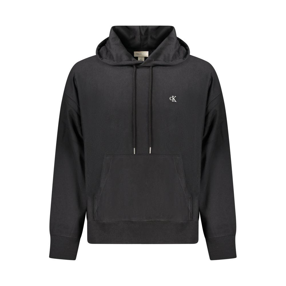 Calvin Klein Black Cotton Men Sweatshirt - Luxe Nova