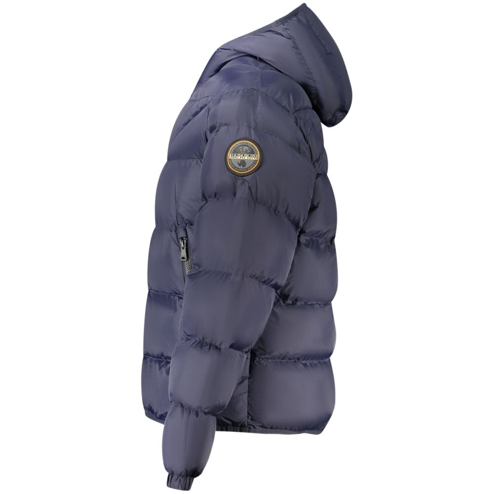 Napapijri Blue Polyamide Men's Jacket - Luxe Nova