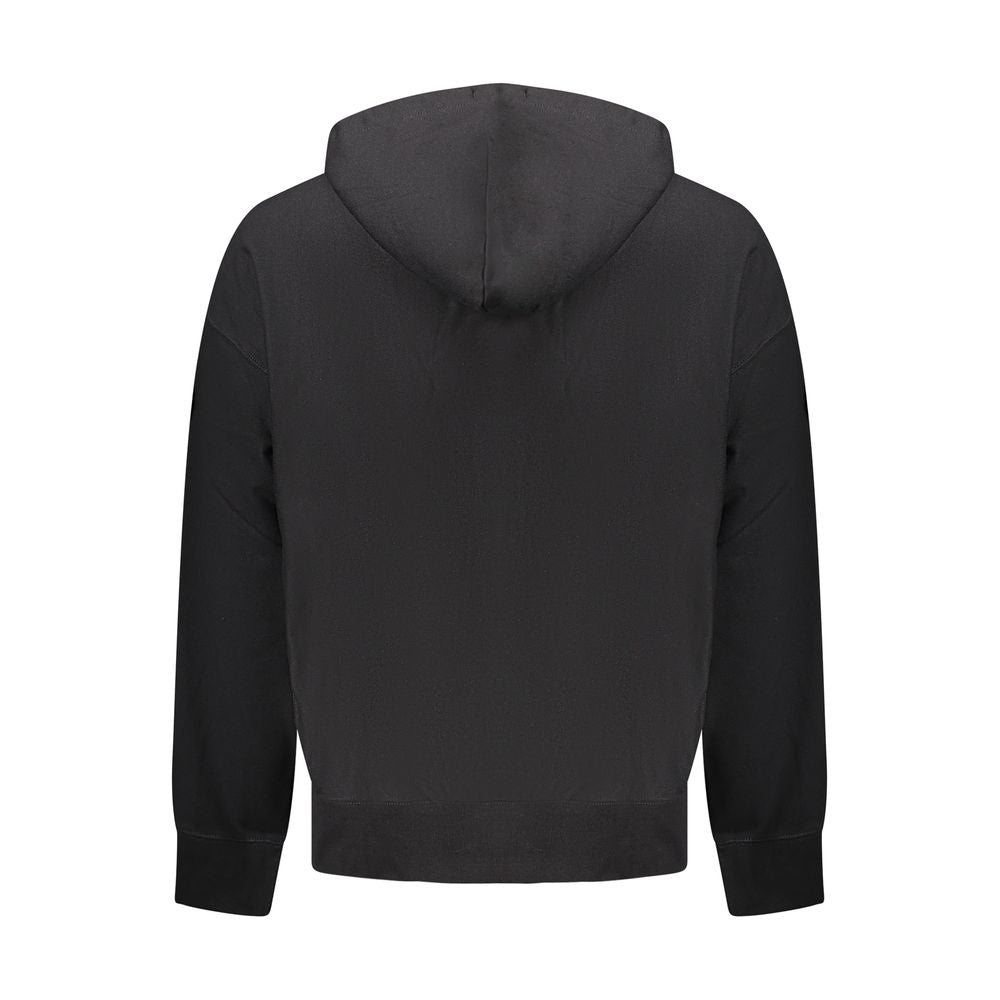 Calvin Klein Black Cotton Men Sweatshirt - Luxe Nova