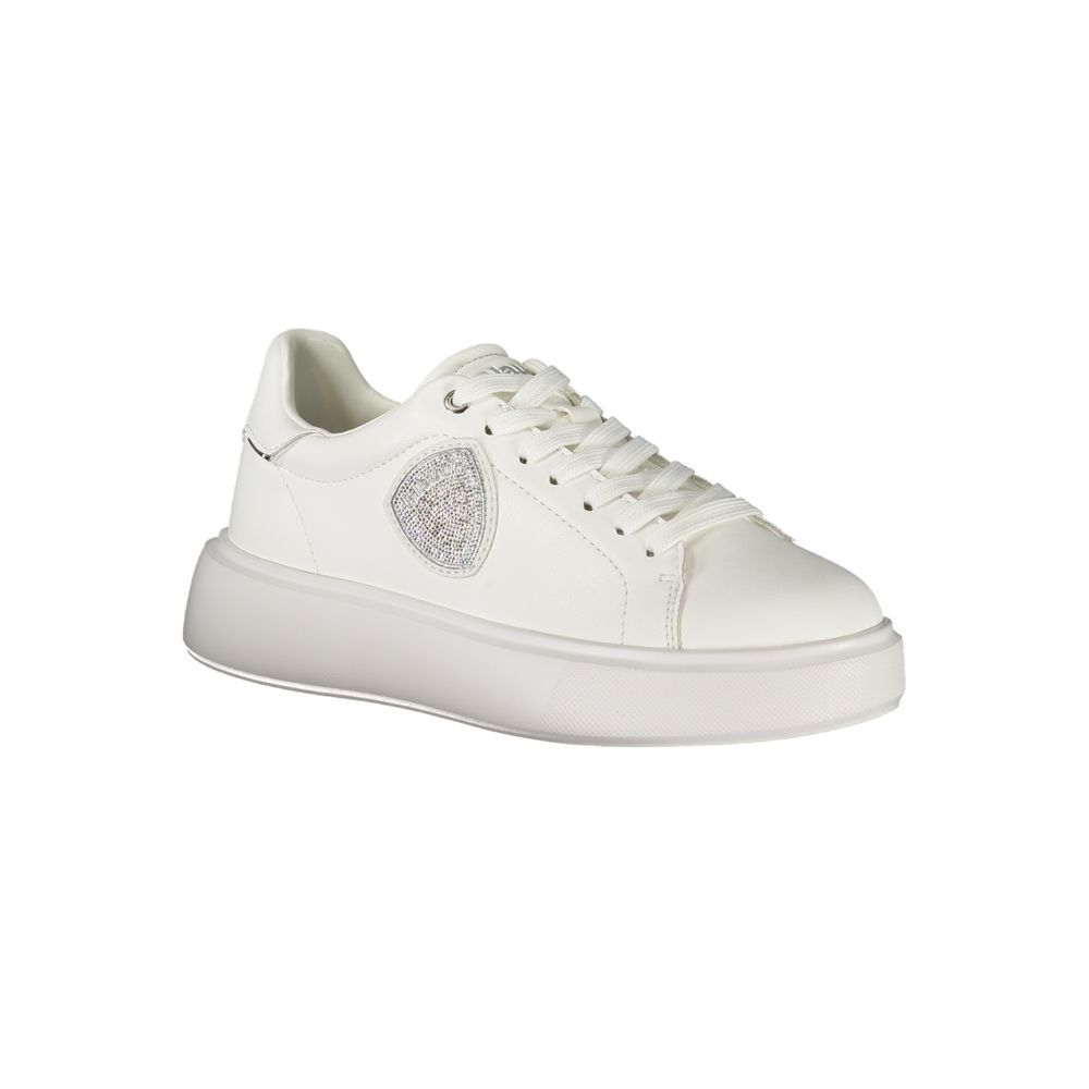 Blauer Bianco Polyurethane Women Sneaker - Luxe Nova