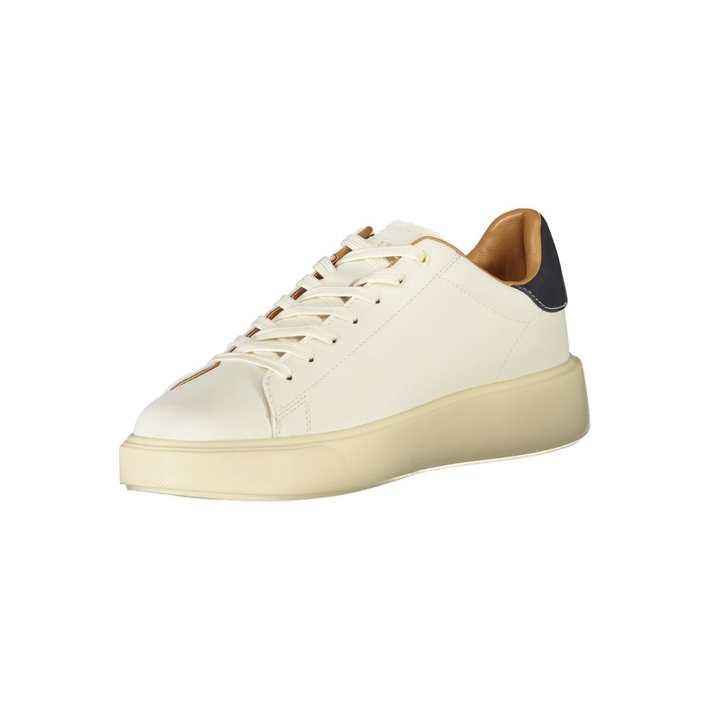 Blauer White Polyester Men Sneaker - Luxe Nova