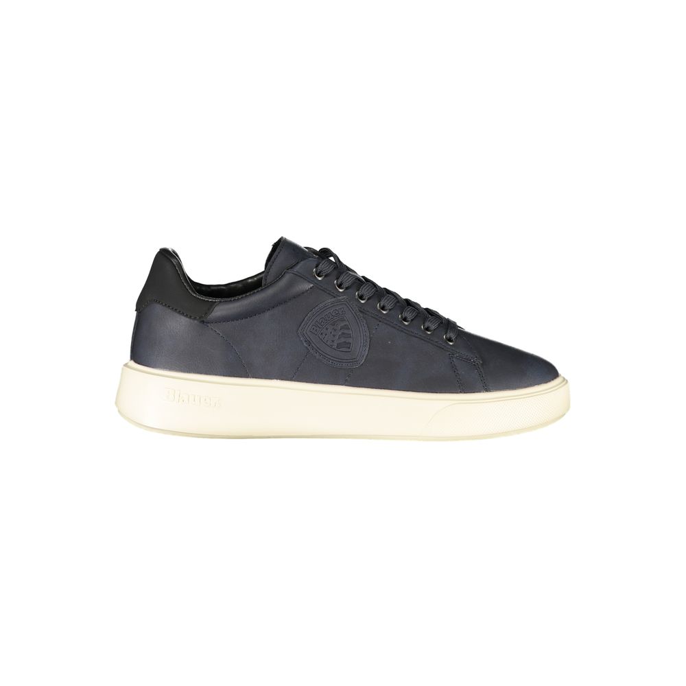 Blauer Blue Polyurethane Men's Sneaker - Luxe Nova