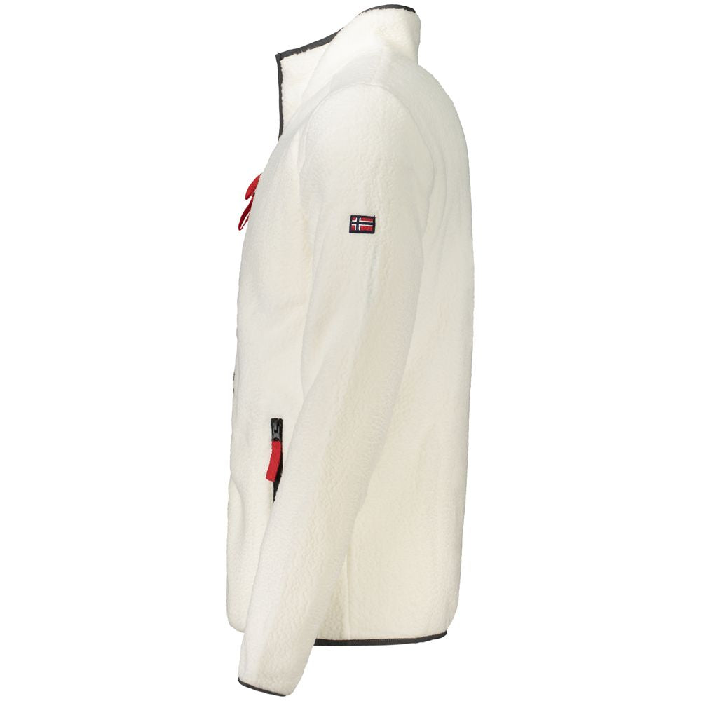 Norway 1963 White Polyester Men Sweatshirt - Luxe Nova