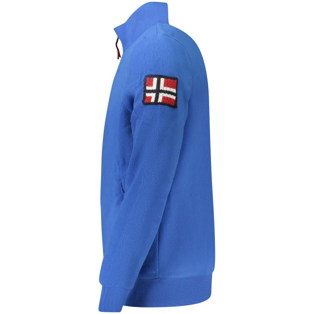 Norway 1963 Blu Polyester Mens Sweatshirt - Luxe Nova