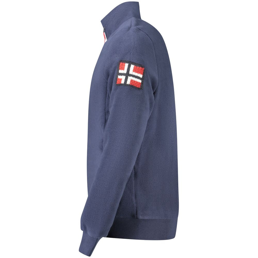 Norway 1963 Blu Polyester Mens Sweatshirt - Luxe Nova