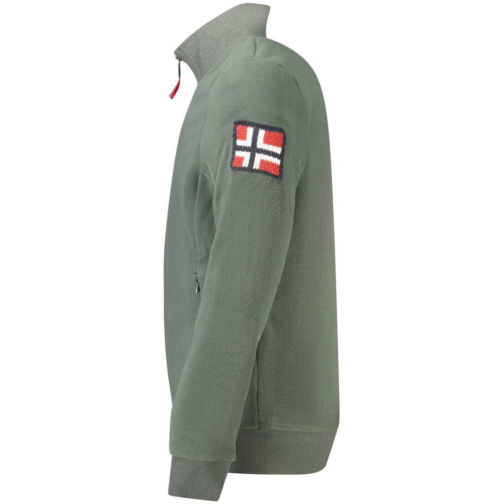 Norway 1963 Verde Polyester Men Sweatshirt - Luxe Nova