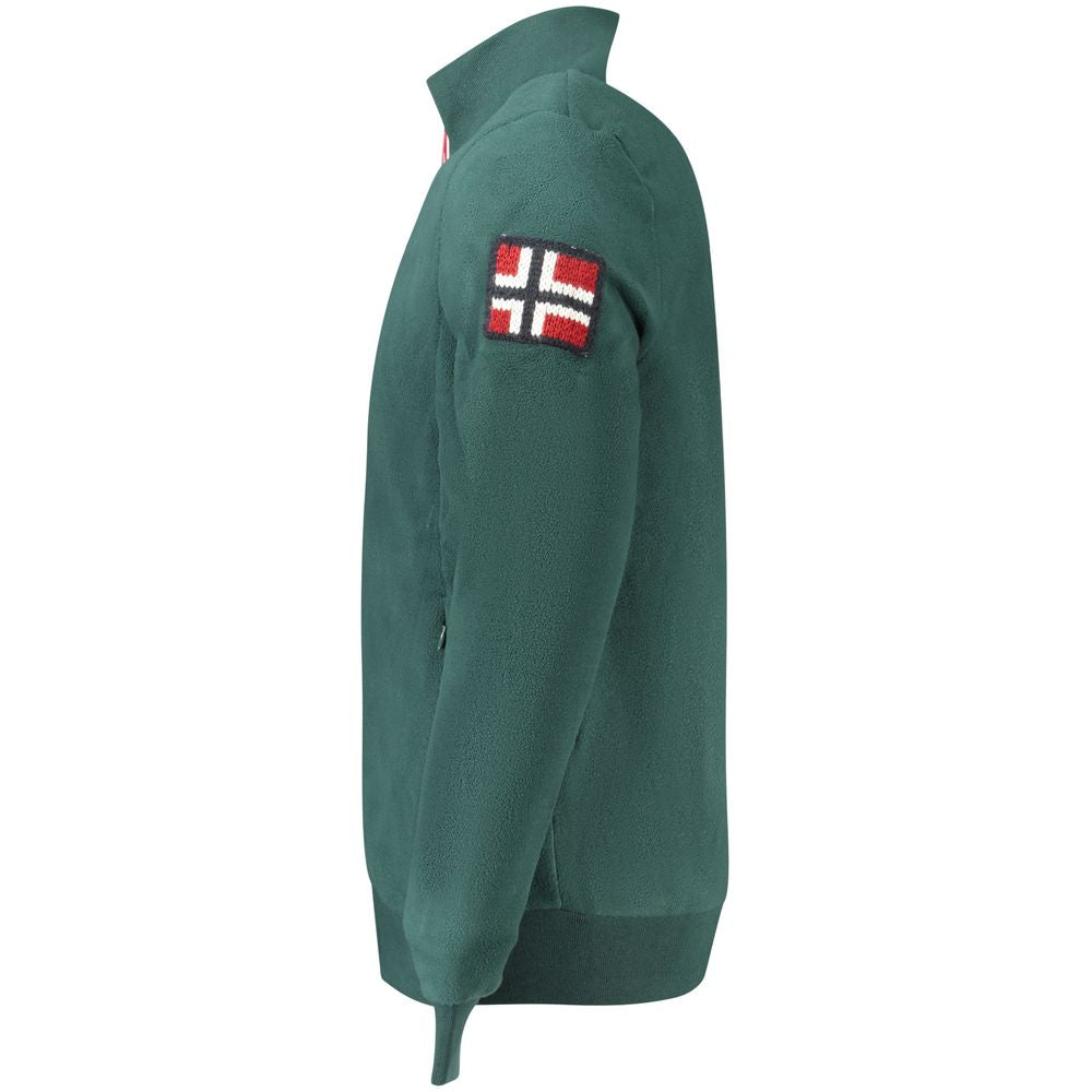 Norway 1963 Verde Polyester Men Sweatshirt - Luxe Nova