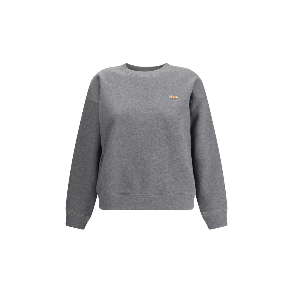 Maison Kitsuné Gray Cotton Sweatshirt - Luxe Nova