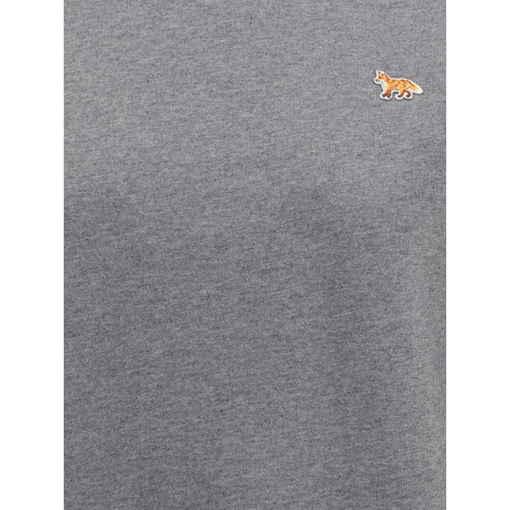 Maison Kitsuné Gray Cotton Sweatshirt - Luxe Nova