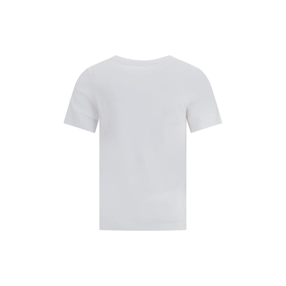 Maison Kitsuné White Cotton T-Shirt - Luxe Nova