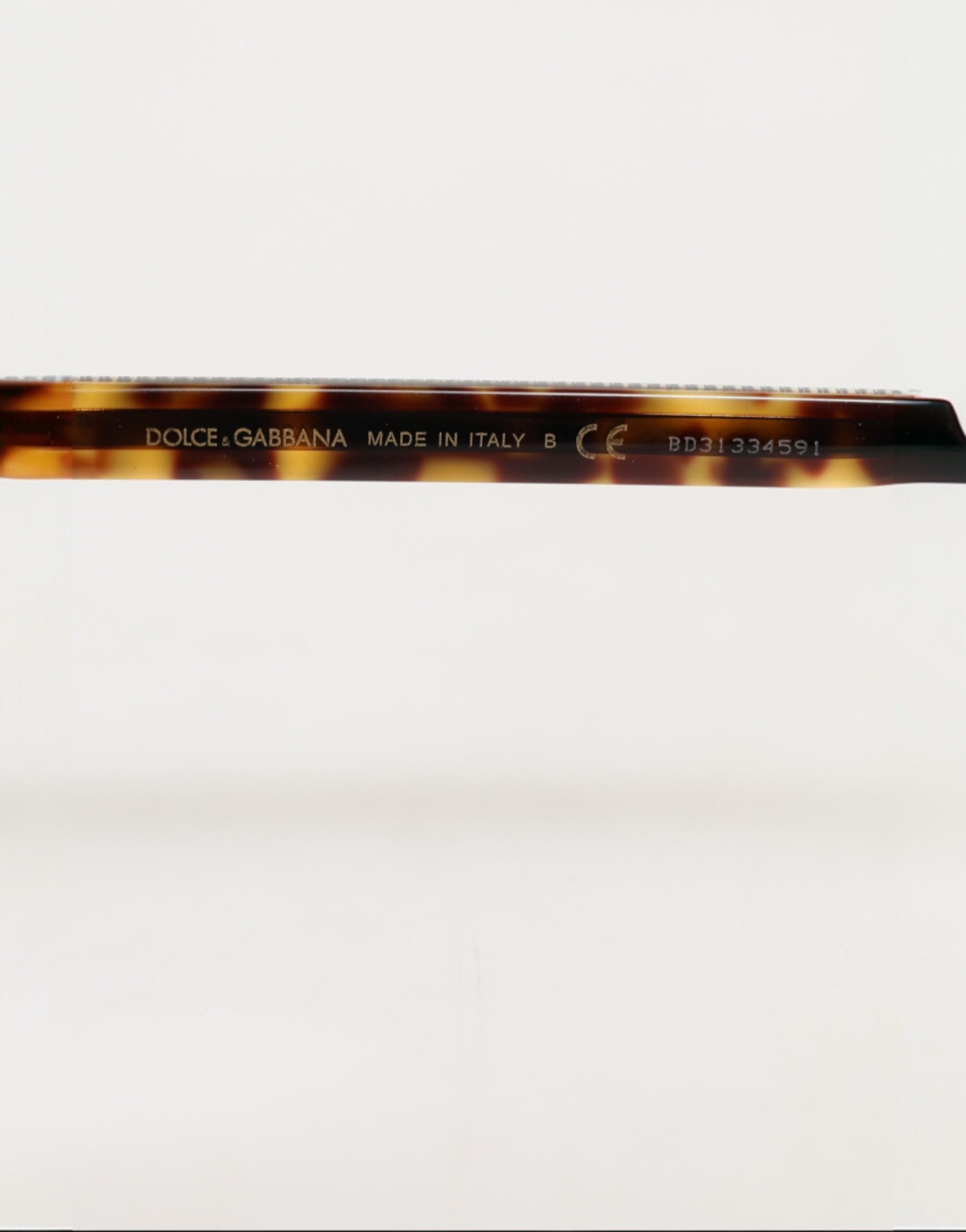 Dolce & Gabbana Dark Brown Tortoise Shell Pilot Frame Sunglasses - Luxe Nova