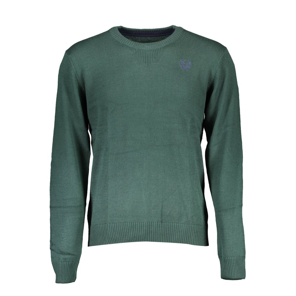 Gianmarco Venturi Verde Cotton Men Sweater - Luxe Nova