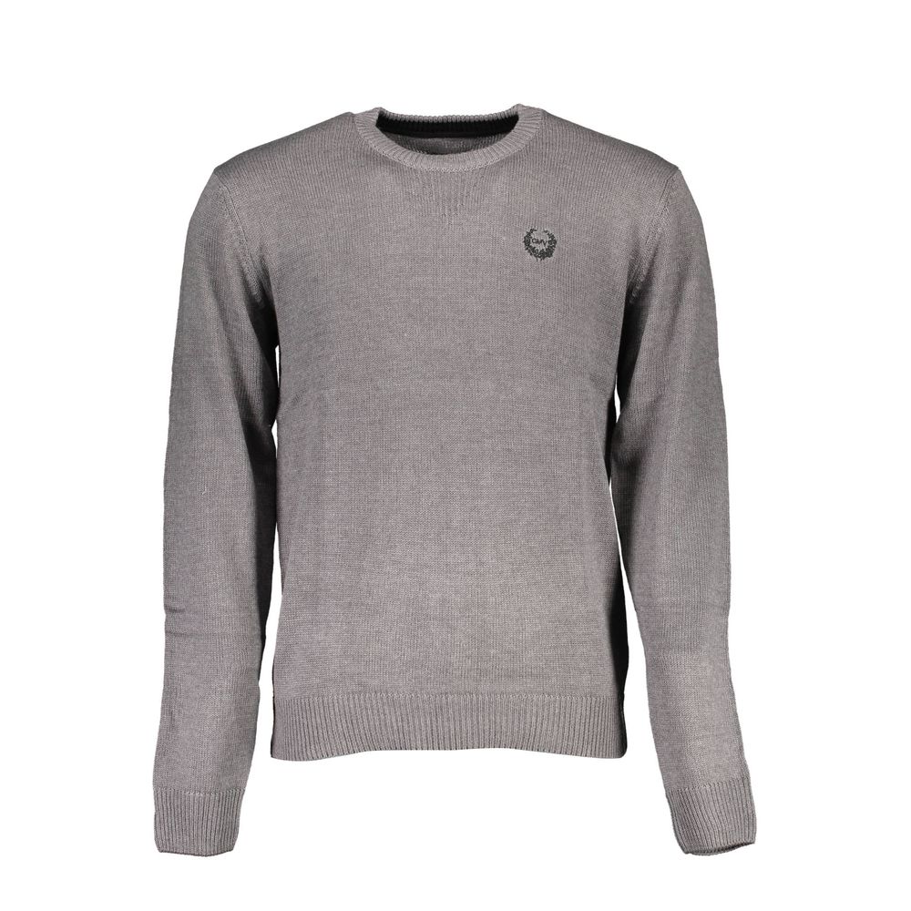 Gianmarco Venturi Grigio Cotton Mens Sweater - Luxe Nova