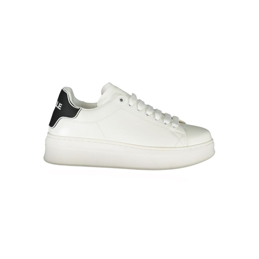Gaelle Paris Bianco Poliuretano Women Sneaker - Luxe Nova